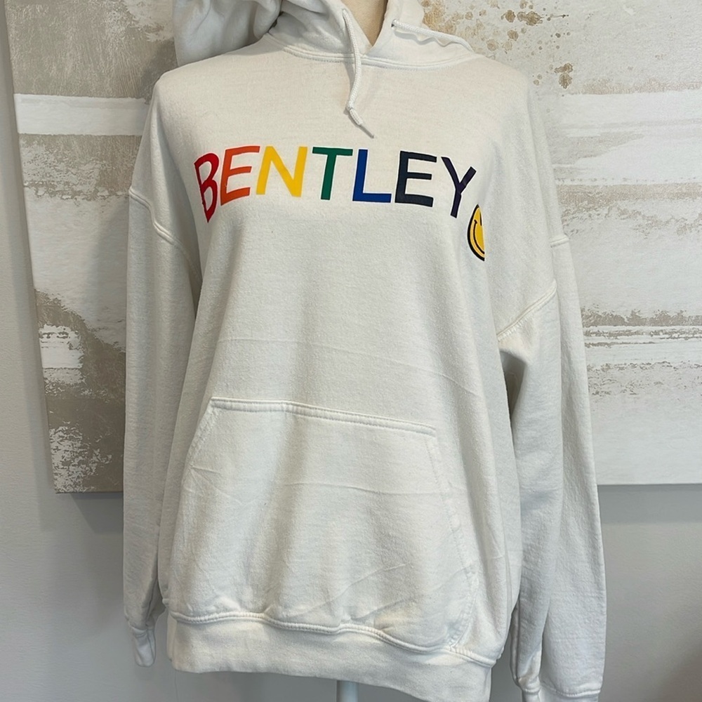 BENTLEY UNIVERSITY custom made hooded sweatshirt with kangaroo pocket